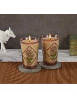 India Circus Spring Bloom Candle Votive
