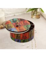 India Circus Tinted Queen Round Storage Box