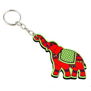 Funky Elephants Keychain