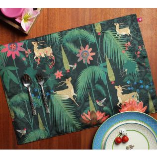 India Circus Forest Fetish Table Mats Set of 6
