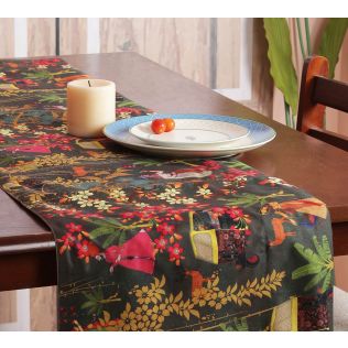 India Circus Mughal Traffic Bed and Table Runner