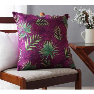 India Circus Sangria Tropical Fall Blended Velvet Cushion Cover