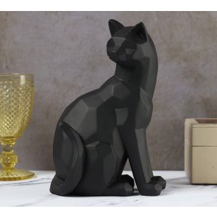 India Circus Black Cat Figurine