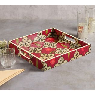 India Circus by Krsnaa Mehta Clover's Knotty Play MDF Square Tray