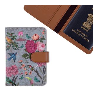 India Circus by Krsnaa Mehta Grey Bird Land Passport Cover
