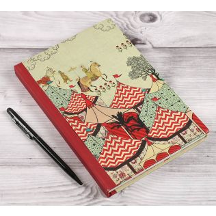 India Circus by Krsnaa Mehta Medieval Times A5 Notebook