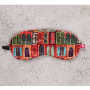 India Circus by Krsnaa Mehta Mughal Doors Reiteration Eye Mask