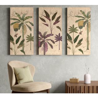 India Circus by Krsnaa Mehta Nature's Tapestry Wall Art Set of 3
