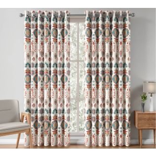 India Circus by krsnaa Mehta Pearls of Veneration Curtains Set of 2