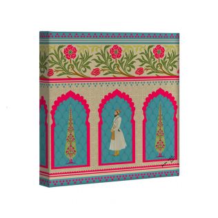India Circus by Krsnaa Mehta Regal fluorescence Canvas Wall Art