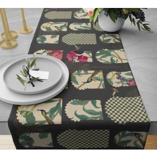 India Circus by Krsnaa Mehta Signature Windows Bed and Table Runner