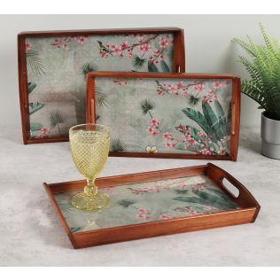India Circus by Krsnaa Mehta Spring Bloom Trays Set of 3