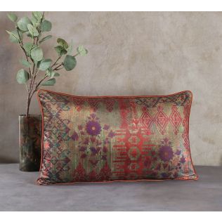 Tapestry of Treasures Velvet Rectangle Cushion Cover