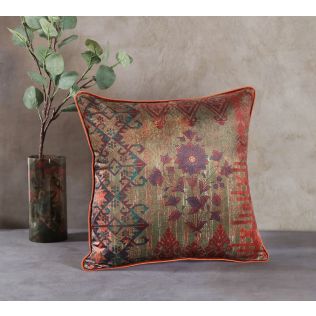 Tapestry of Treasures Velvet Cushion Cover