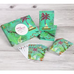 India Circus by Krsnaa Mehta The Peacock Throne Playing Cards