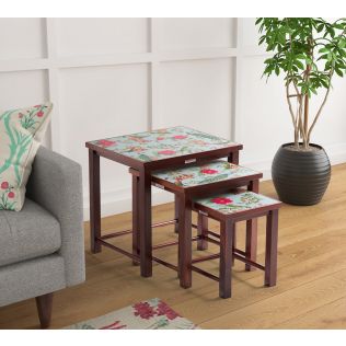India Circus Feathered Garden Nested Table