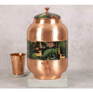 India Circus Forest Fetish Copper Water Dispenser