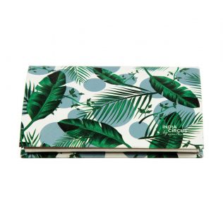 India Circus Tropical Leaves Visiting Card Holder