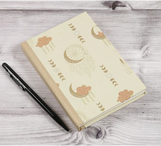 India Circus by Krsnaa Mehta Moonshine Radiance A6 Notebook