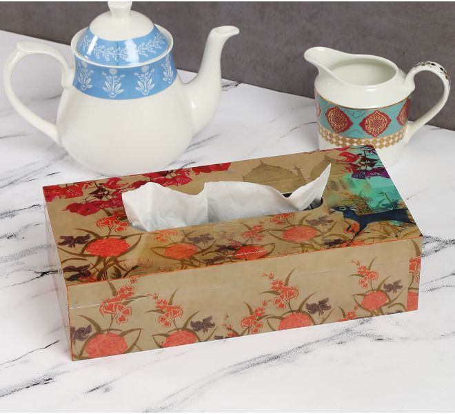 India Circus Palaces in Paradise Tissue Box Holder