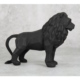 India Circus Black King of Beasts Figurine
