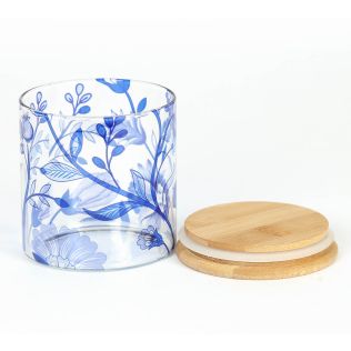 India Circus by Krsnaa Mehta Blaue Blume Glass Jar 680mL