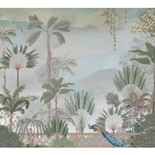 India Circus by Krsnaa Mehta Blooming Meadow Wallpaper