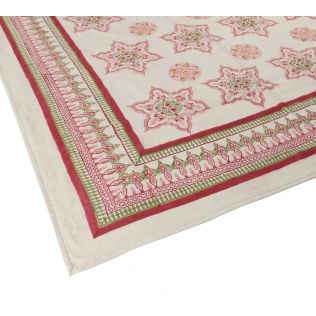 India Circus by Krsnaa Mehta Classic Floral Star Single Bed Dohar
