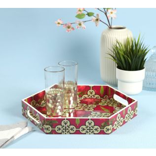 India Circus by Krsnaa Mehta Clover's Knotty Play Hexagon Tray
