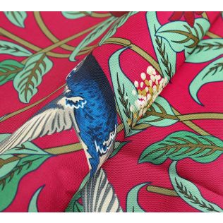 India Circus by Krsnaa Mehta Flights of Vivers Fuchsia Fabric