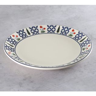 India Circus Flowers and Ferns Dinner Plate