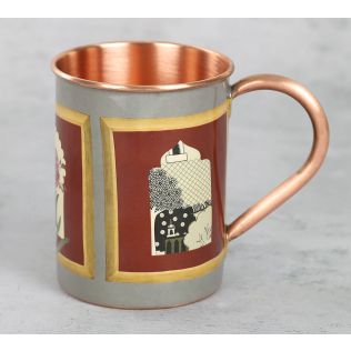 India Circus by Krsnaa Mehta Fluttering Blooms Copper Mug