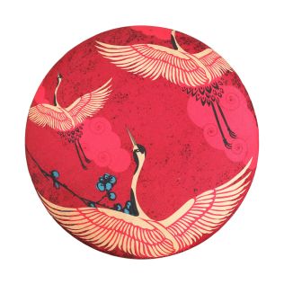 India Circus by Krsnaa Mehta Legend of the Cranes Bar Stool