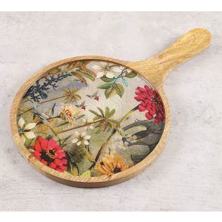 India Circus by Krsnaa Mehta March of the Blossoms Round Serving Platter