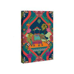 India Circus by Krsnaa Mehta Merriment in Palms Canvas Wall Art