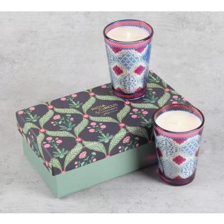 India Circus by Krsnaa Mehta Mughal Jhali Conical Candle Votive Set of 2