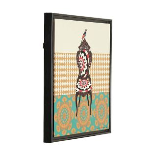 India Circus by Krsnaa Mehta Rocker Sling Floating Framed Canvas Wall Art