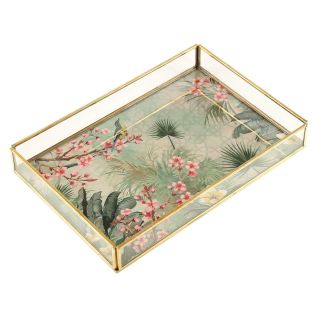 India Circus by Krsnaa Mehta Spring Bloom Rectangle Tray