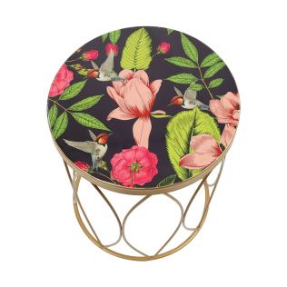 India Circus by Krsnaa Mehta Warbled Verdure Side Table