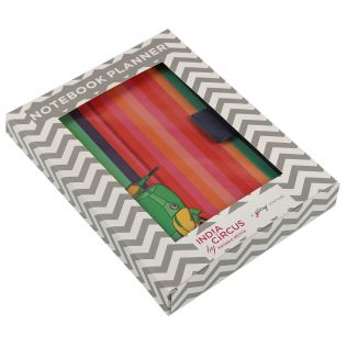 India Circus Colour Pop Scooter Notebook Planner