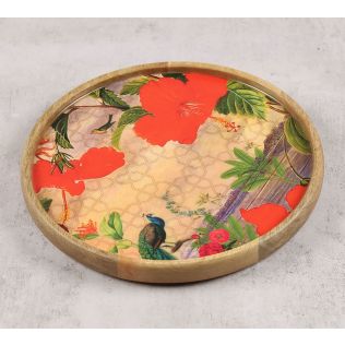 India Circus Entrancing Forestry Decor Plate