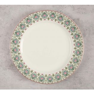 India Circus Floral Illusion Dinner Plate