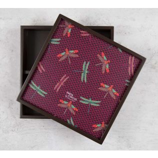 India Circus Jam Chevron Butterflies Storage Box