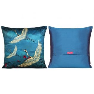 India Circus Lakeside Crane Flight Cushion Cover Set of 5