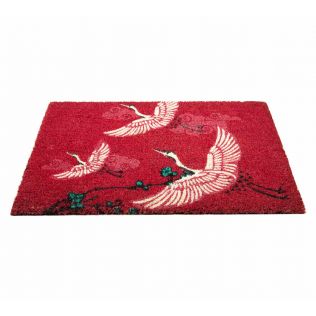 India Circus Legend of the Cranes Red Doormat