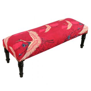 India Circus Legend of the Cranes Wooden Bench