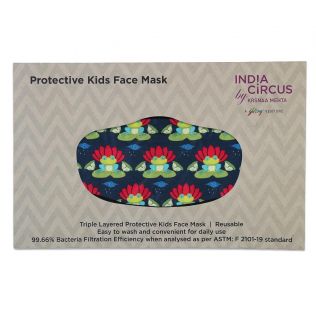 India Circus Lotus Toad Protective Face Masks for Kids