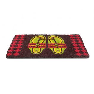 India Circus Step in Style Blue Doormat