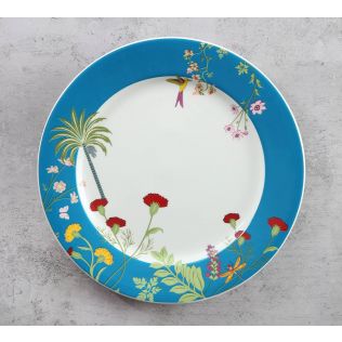 India Circus Tropical Island Living Dinner Plate