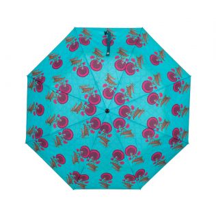 India Circus Yale Flower Regalia 3 Fold Umbrella